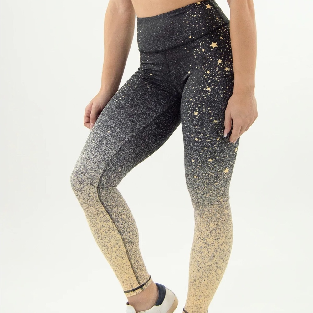 Miami Fitwear Designer Premium Leggings Night Sky Size S